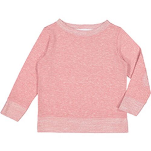 Toddler Harborside Melange French Terry Crewneck with Elbow Patches Thumbnail