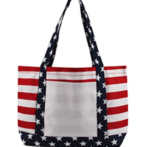 Patriotic Beach Tote Bag Thumbnail