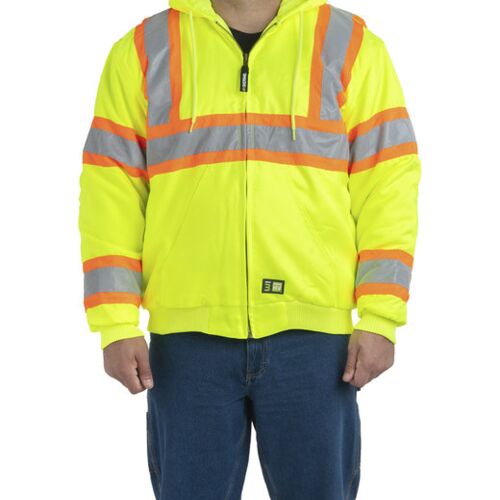Men's Hi-Vis Class 3 Hooded Active Jacket Thumbnail