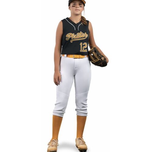 Ladies Flexstretch Softball Pant with Belt Loops Thumbnail