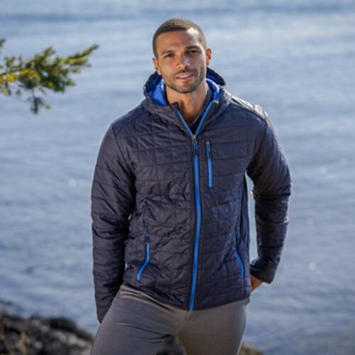 Cutter & Buck Rainier Primaloft Eco Mens Full Zip Hooded Jacket Thumbnail