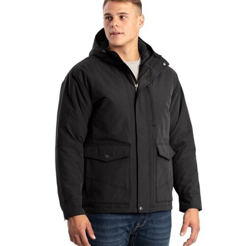 Men's Highland Quilt-Lined Micro-Duck Hooded Jacket Thumbnail