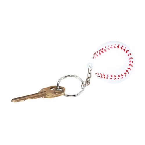 Baseball Shape Stress Ball Keychain Thumbnail