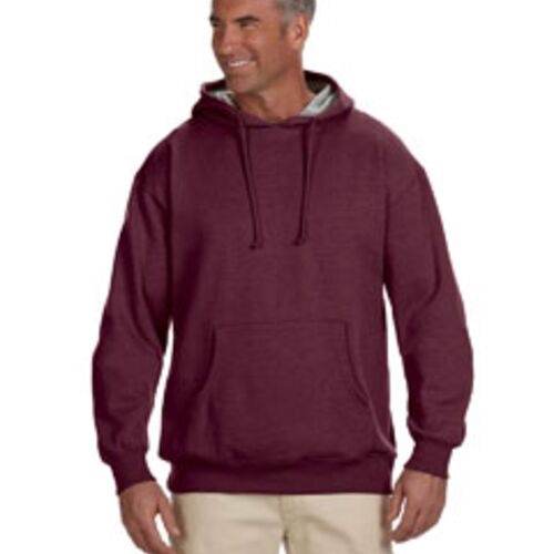 Unisex Heathered Fleece Pullover Hooded Sweatshirt Thumbnail