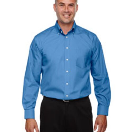 Men's Crown Collection® Tall Solid Broadcloth Woven Shirt Thumbnail