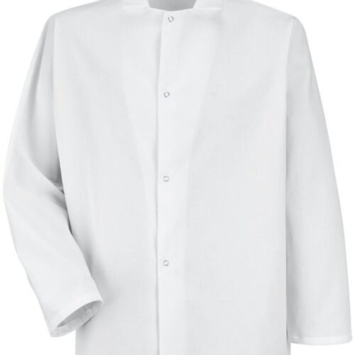 Men's Gripper-Front Short Butcher Coat Thumbnail