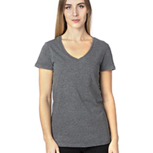 Ladies' Ultimate CVC V-Neck T-Shirt Thumbnail
