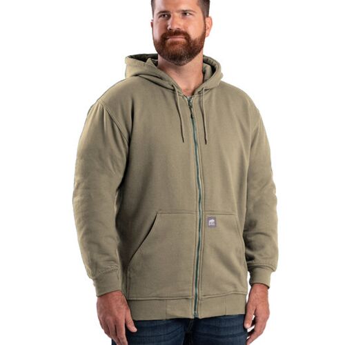 Men's Tall Heritage Thermal-Lined Full-Zip Hooded Sweatshirt Thumbnail
