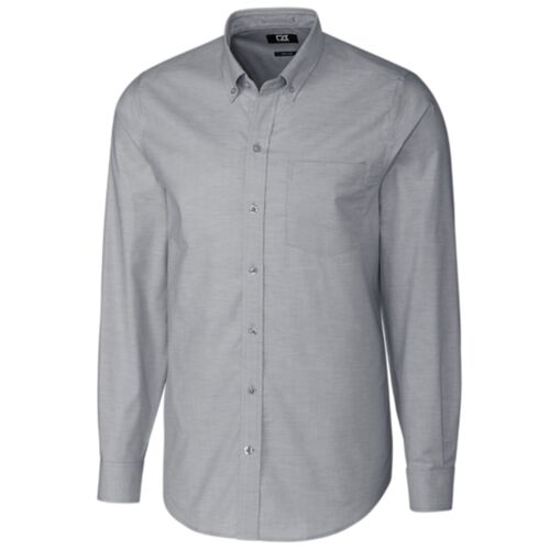 Cutter & Buck Stretch Oxford Mens Long Sleeve Dress Shirt Thumbnail